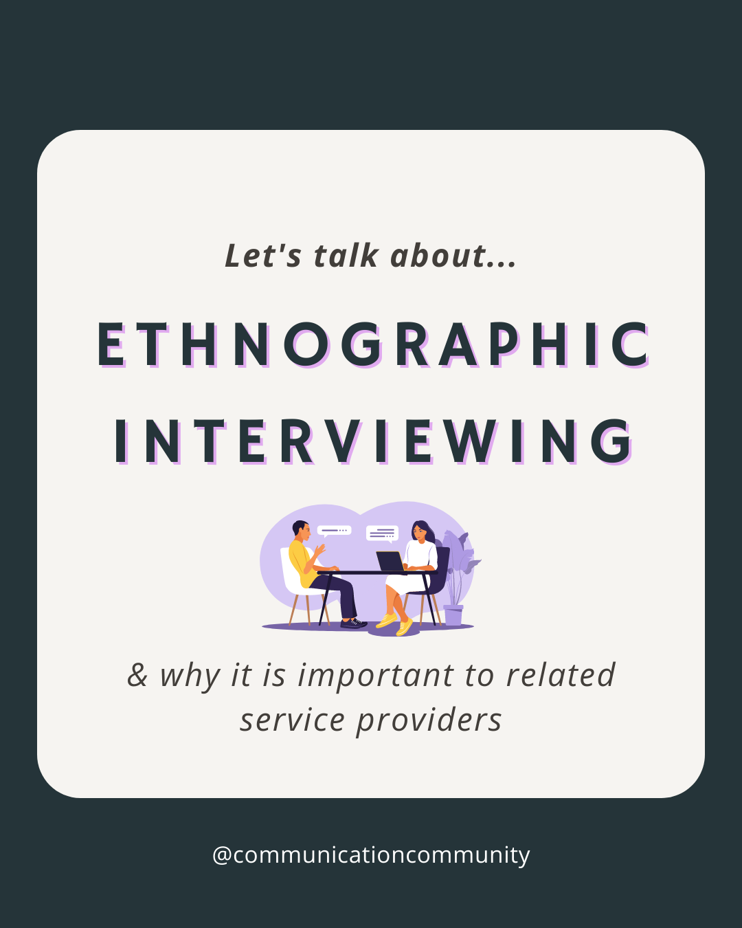 interview in ethnographic research
